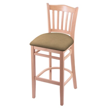 Holland Bar Stool Co 25" Counter Stool, Natural Finish, Canter Sand Seat 312025Nat013